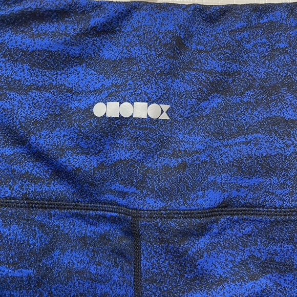 Ododos Women's Workout/Yoga Pants//Leggings Size XL Blue/Black - Picture 3 of 4
